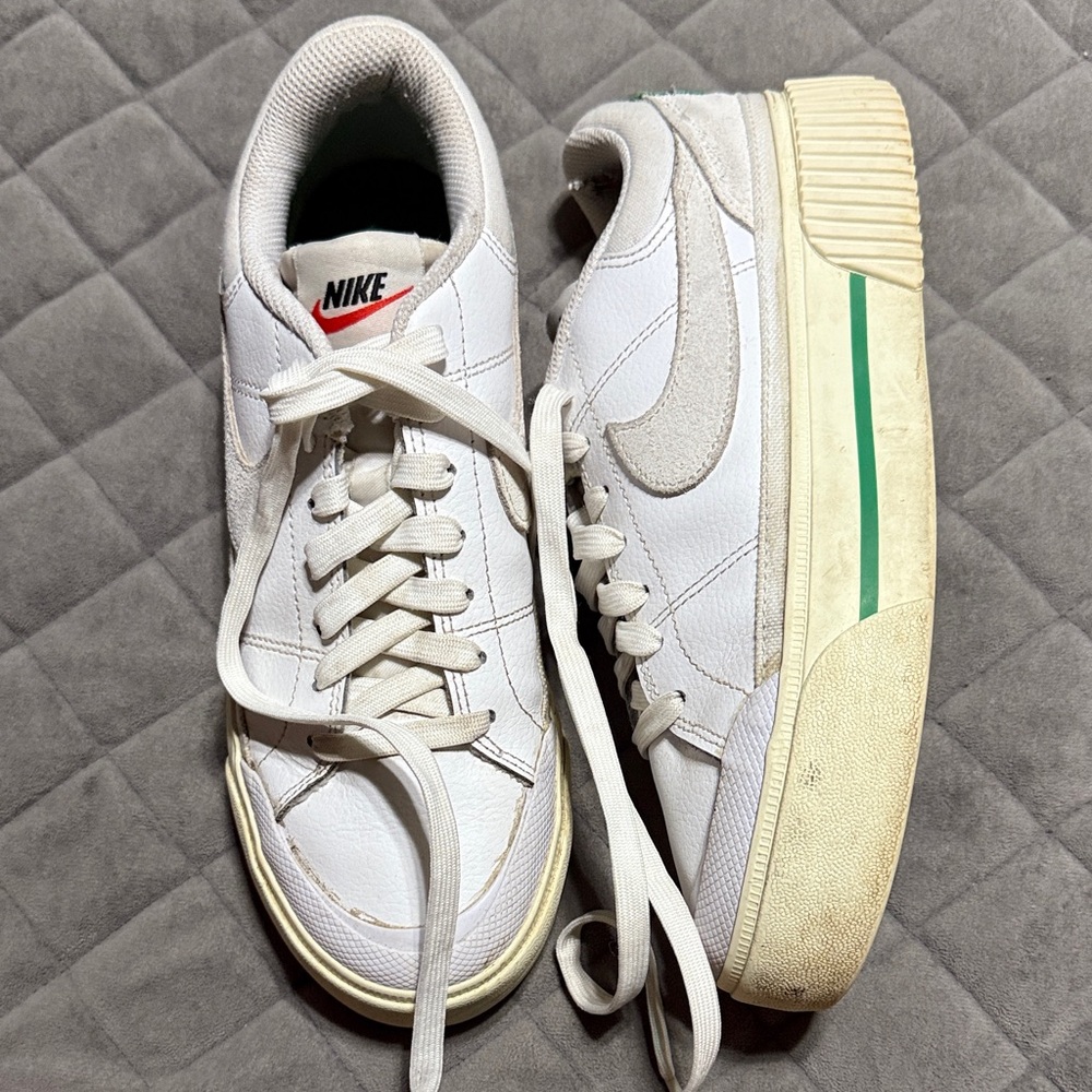 Nike Women’s Court Legacy Lift 'White Stadium Green' Size 7